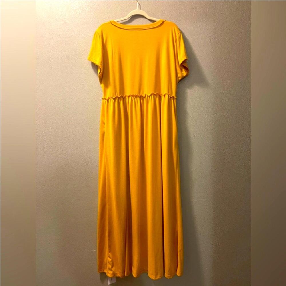 Yellow Maxie Dress